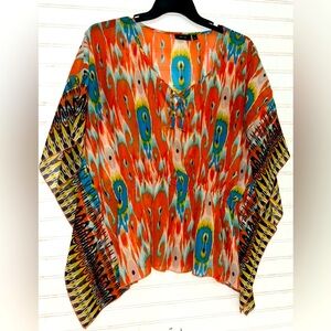 Apt. 9 Multicolor Abstract Blouse